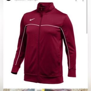 Brand New Nike Men's Team Dark Maroon/White Dri-FIT Rivalry Jacket Size Medium